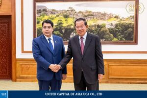 សម្តេចអគ្គមហាសេនាបតីតេជោ ហ៊ុន សែន ប្រធានព្រឹទ្ធសភានៃព្រះរាជាណាចក្រកម្ពុជា