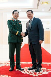 សម្តេចមហាបវរធិបតី ហ៊ុន ម៉ាណែត ​នាយករដ្ឋមន្ត្រីនៃព្រះរាជាណាចក្រកម្ពុជា