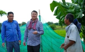 នាព្រឹកថ្ងៃទី២៩ ខែមិថុនា ឆ្នាំ២០២៥ ឯកឧត្តម ឌិត ទីណា រដ្ឋមន្រី្តក្រសួងកសិកម្ម រុក្ខាប្រមាញ់ និងនេសាទ