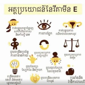 អត្ថប្រយោជន៍នៃវីតាមីនE