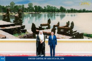 សម្តេចមហាបវរធិបតី ហ៊ុន ម៉ាណែត នាយករដ្ឋមន្ត្រីនៃកម្ពុជា អញ្ជើញជួបពិភាក្សាការងារជាមួយ ឯកឧត្តមបណ្ឌិត អាប់ឌុលឡា ប៊ីន ម៉ូហាម៉េដ ប៊ីន អ៊ីប្រាហ៊ីមអាល-សេក្ខ (Abdullah Bin Mohammed Bin Ibrahim Al-Sheikh) ប្រធានសភា នៃព្រះរាជាណាចក្រអារ៉ាប៊ីសាអូឌីត នៅវិមានសន្តិភាព នាព្រឹកទី២កក្កដា ២០២៥៕