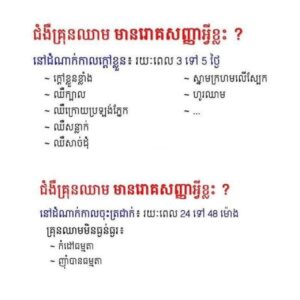 យល់ដឹងពី ជំងឺគ្រុនឈាម!